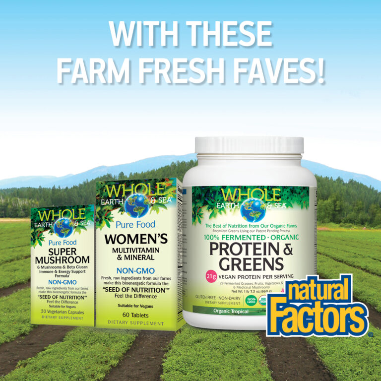 Win Whole Earth & Sea Goodies From Natural Factors!