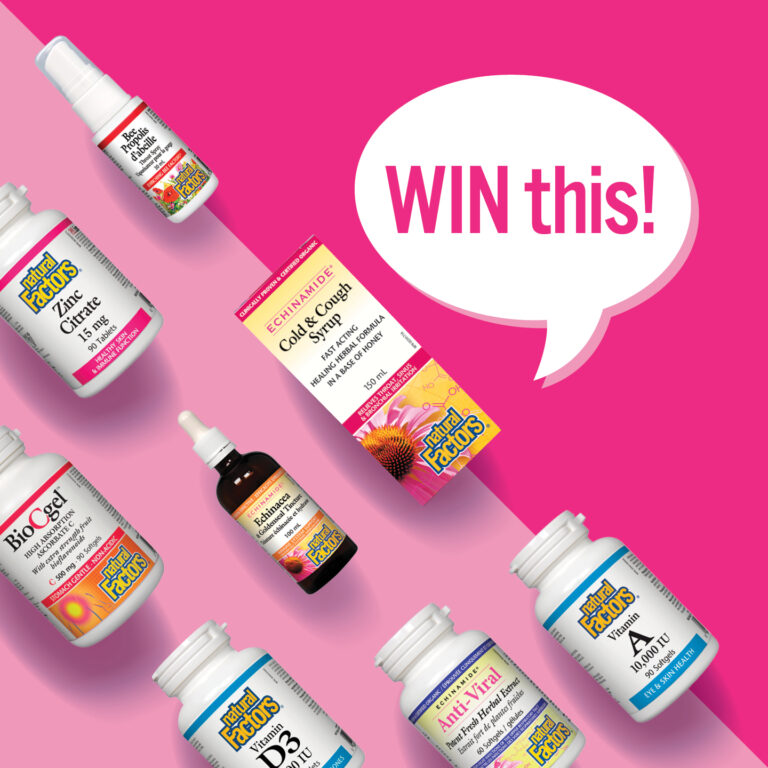 Win a Wellness Prize Pack from Natural Factors