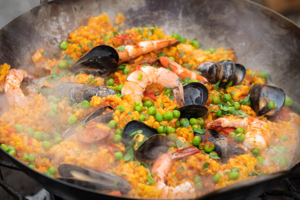 Smoky Seafood Paella
