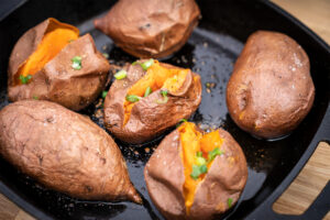 Fire Roasted Sweet Potatoes