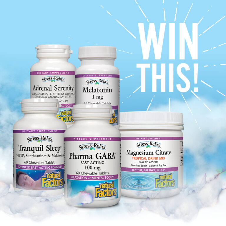 Win a Better Sleep Prize Pack from Natural Factors!