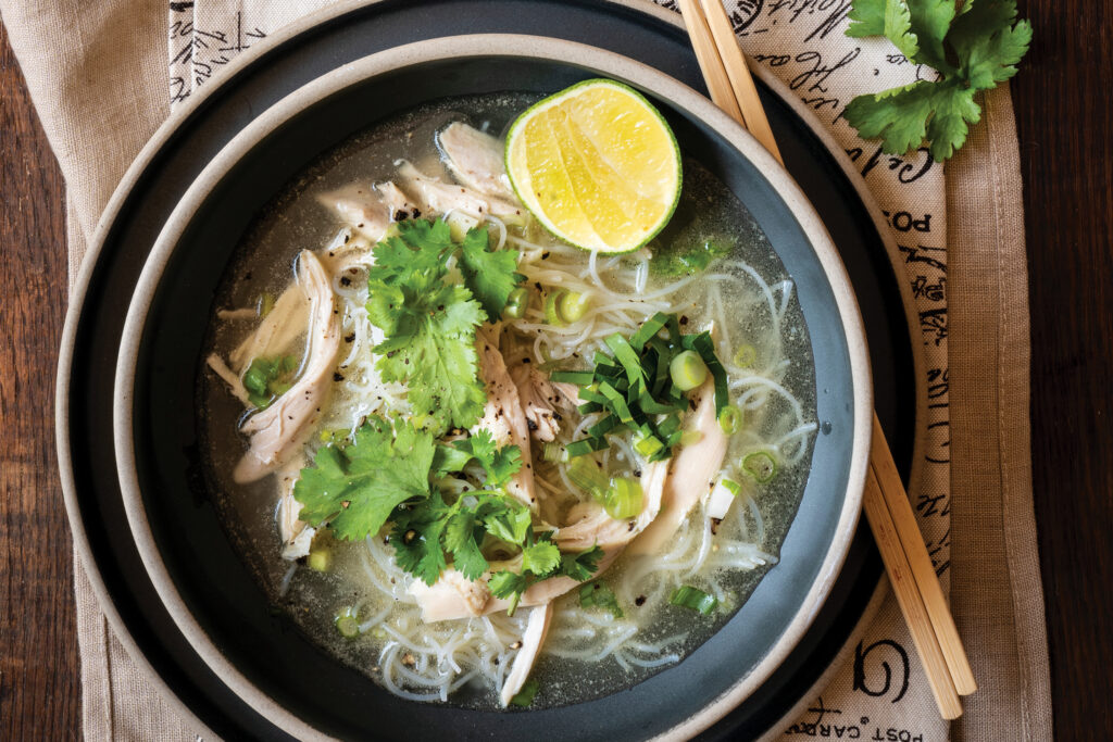 Vietnamese Chicken Phở’ Gà Noodle Soup