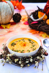 Citrusy Roasted Carrot Soup