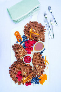 Double Dark Chocolate Waffles