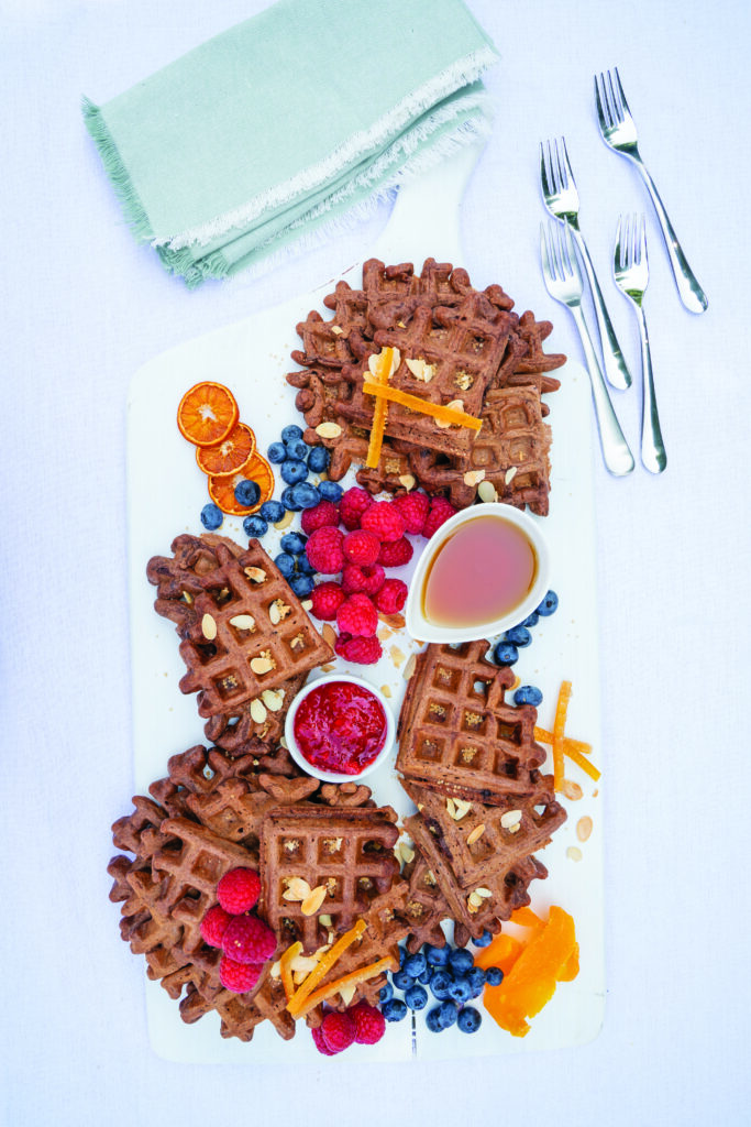 Double Dark Chocolate Waffles