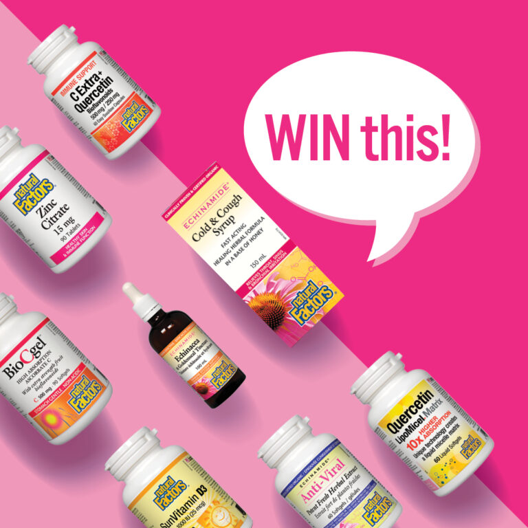 Win a Fall Wellness Prize Pack From Natural Factors!