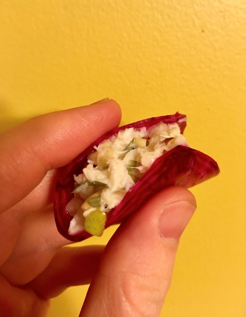 Crab and Beet Tacos