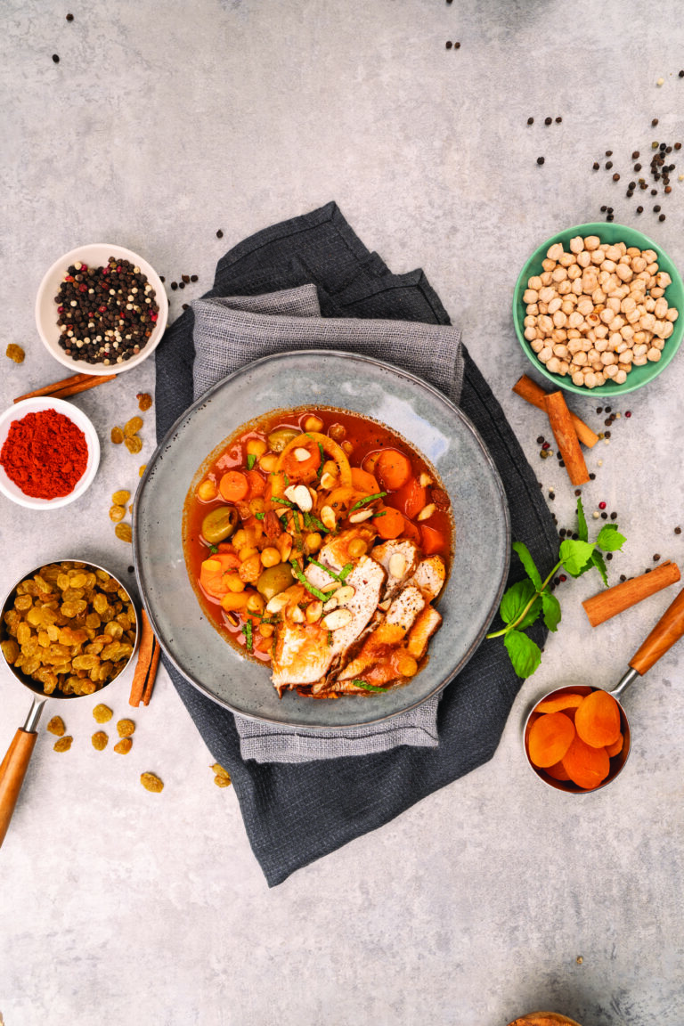 Warming Moroccan Turkey Stew