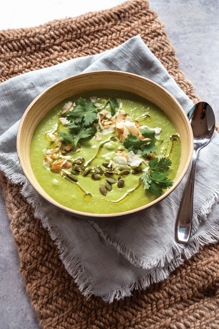 Warming Emerald Green Soup