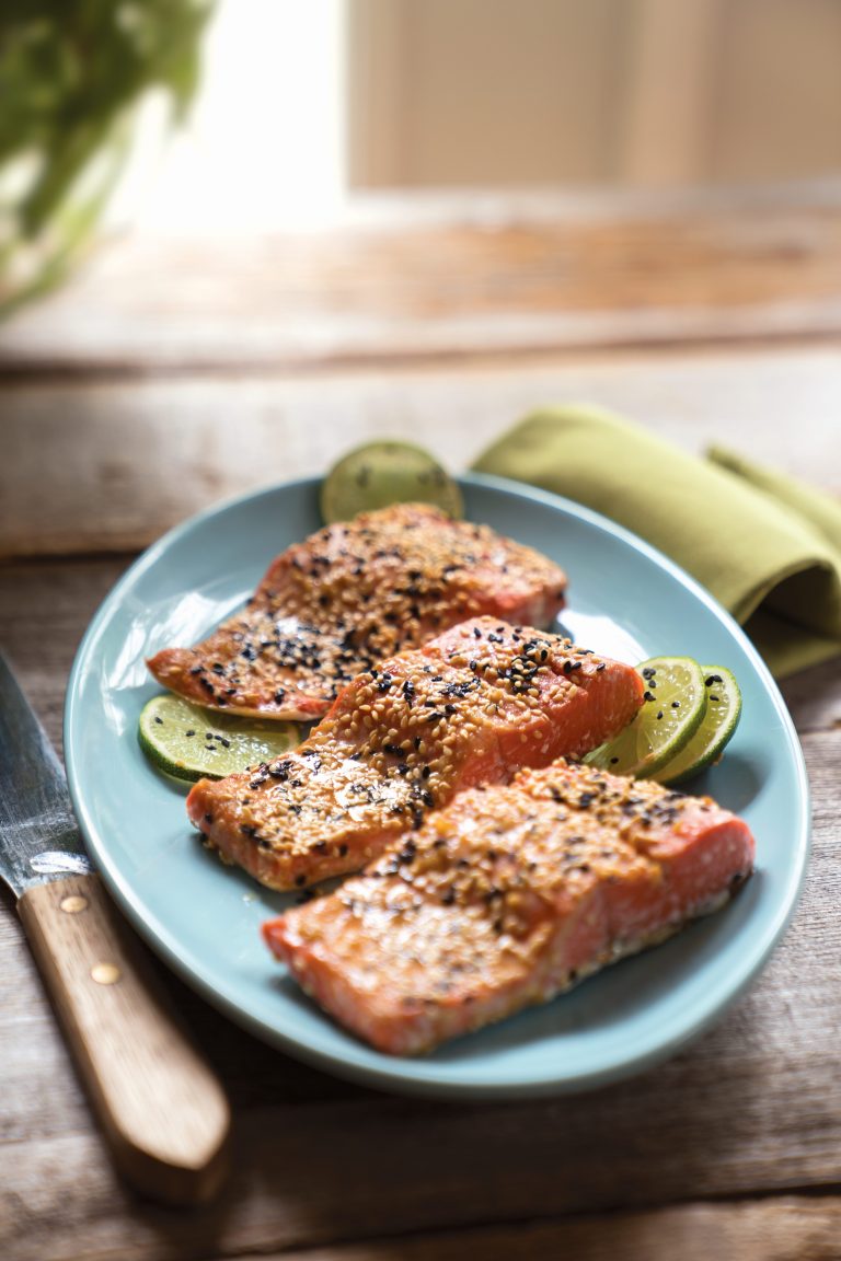 Sesame Seed Crusted Salmon