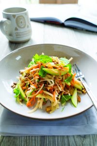 Creamy Curry Turnip Slaw