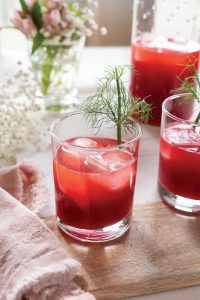 Raspberry Fennel Lemonade