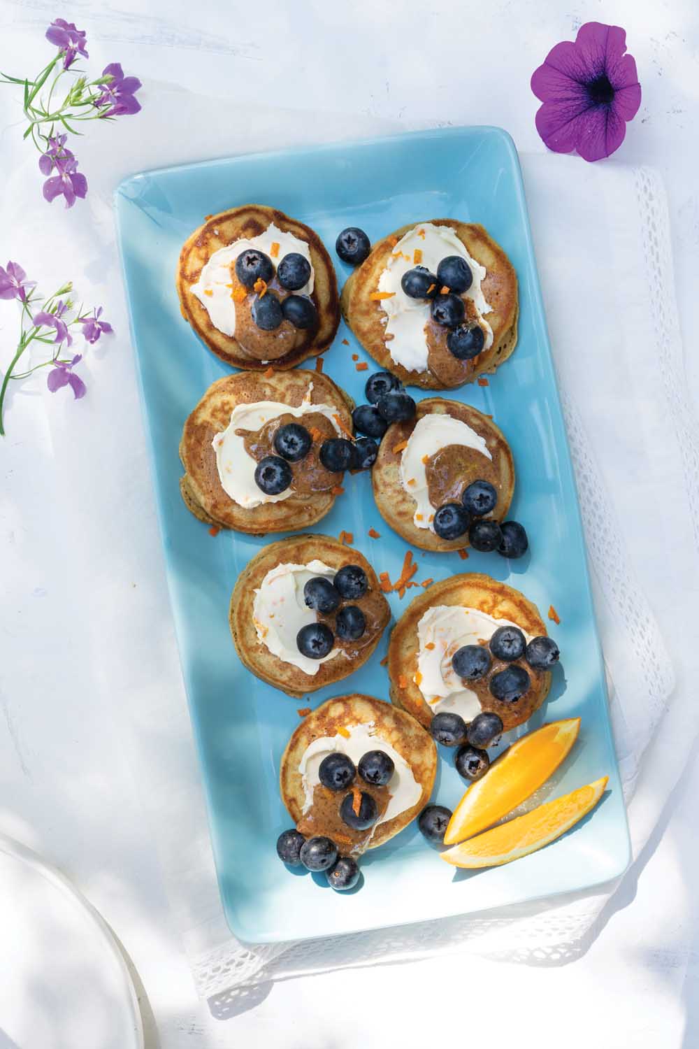 Blueberry Cheesecake Sandwich Bites