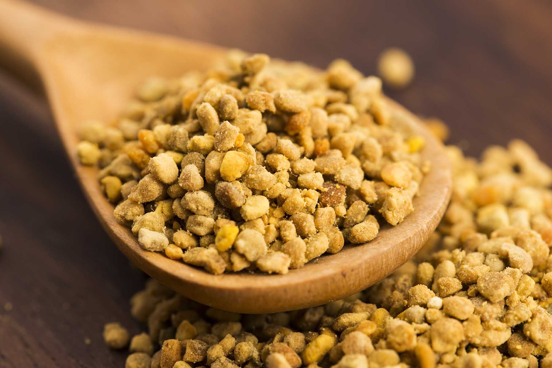 Bee pollen closeup