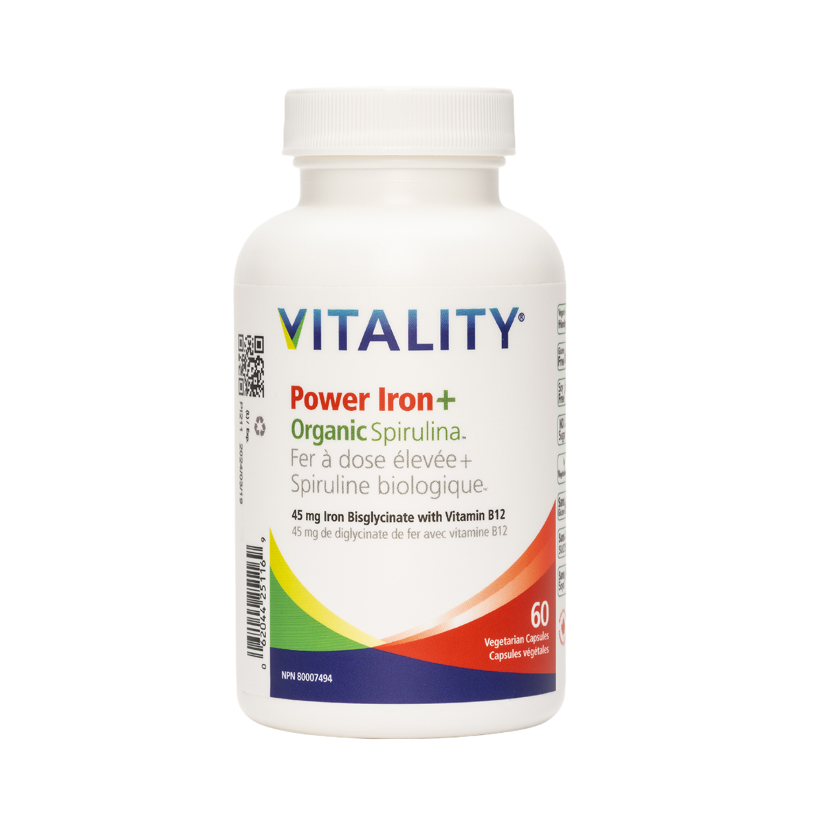 Power Iron+Organic Spirulina