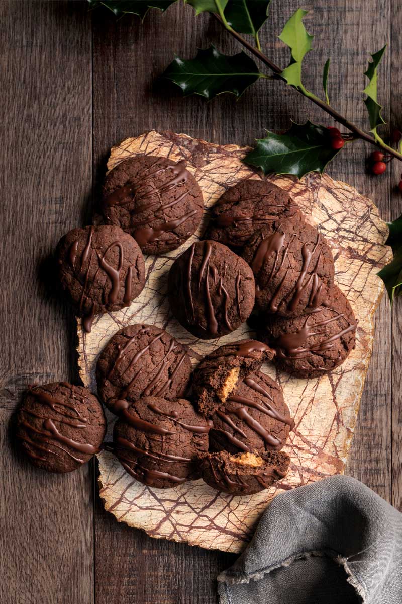 Stuffed Brownie Cookies