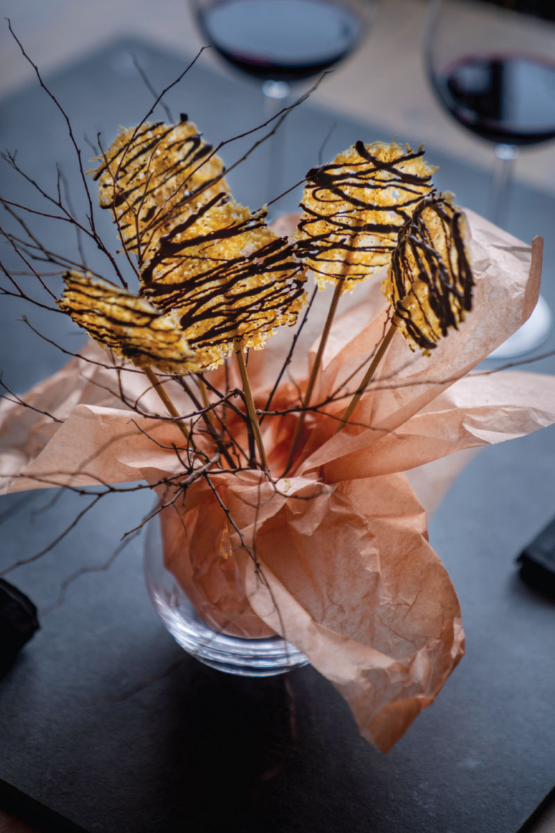 Parmesan Chocolate Lollipops