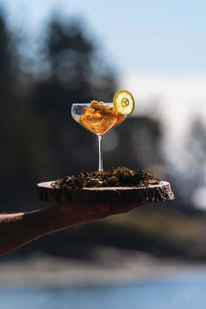 Hokkaido Sea Scallop and Mango Ceviche