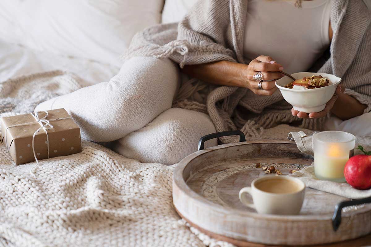 Christmastime breakfast