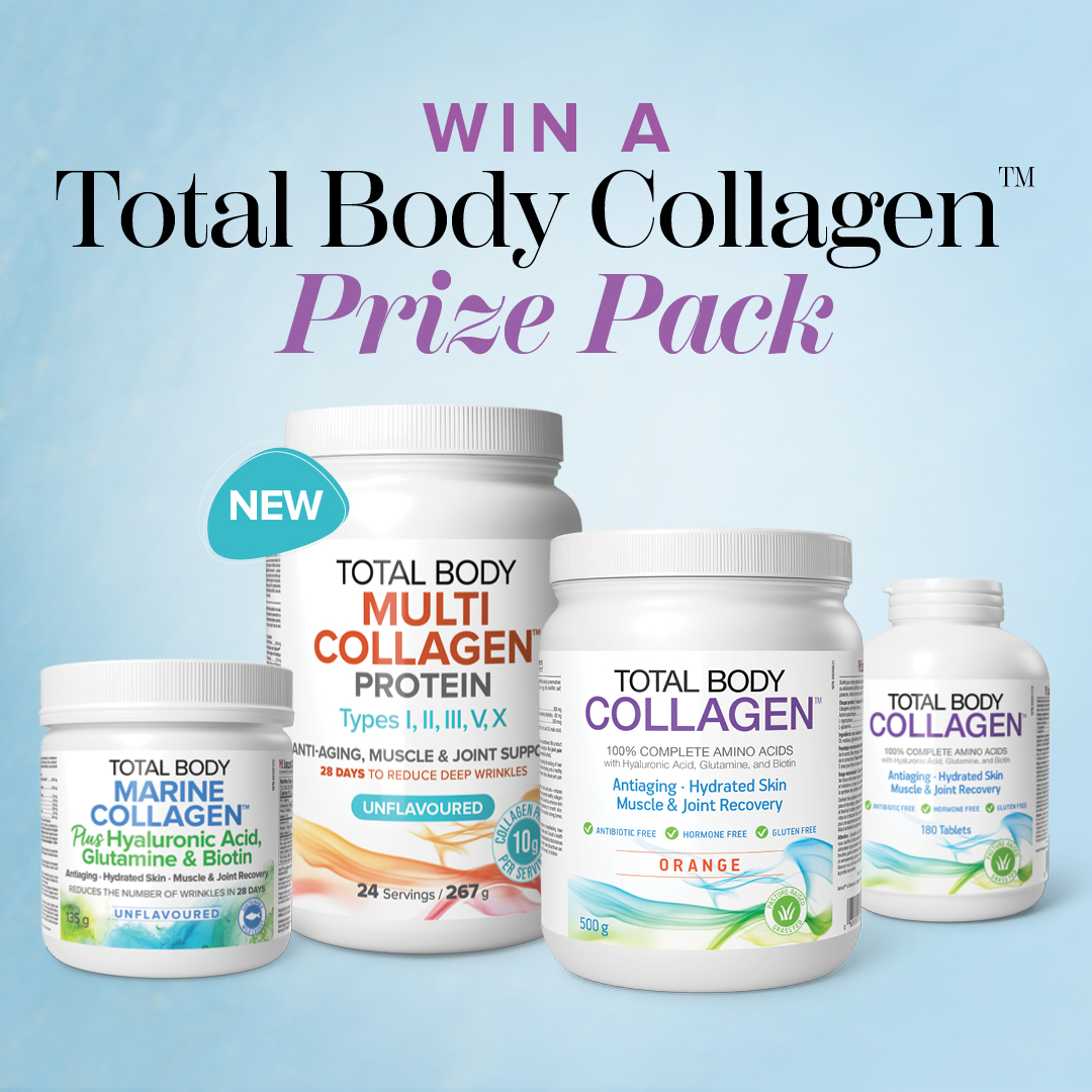 Win a Total Body Collagen Prize Pack from Natural Factors!