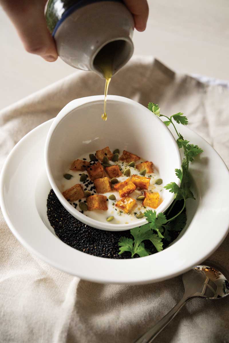 Snack: Sweet Potato Yogurt Bowl