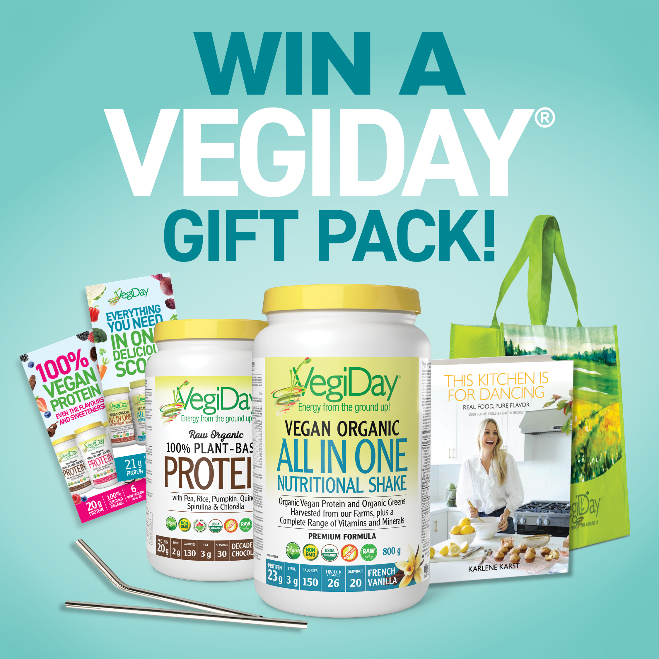 Enter to Win a Nutrient-Dense VegiDay Prize Pack!