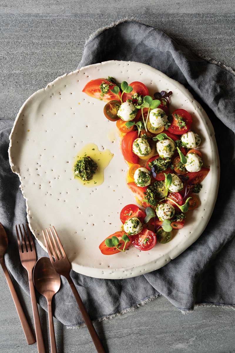 Chimichurri Caprese Salad