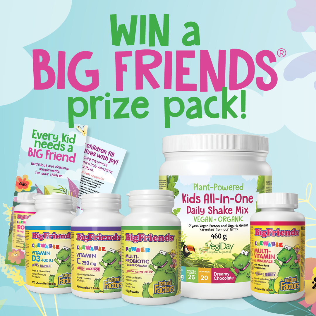 Win a Back-to-School Prize Pack from Natural Factors!