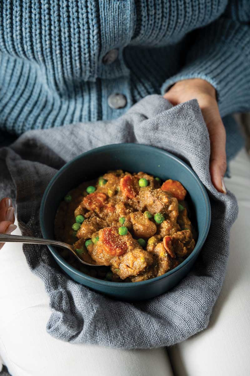 Garlicky Breadcrumb Beef Stew