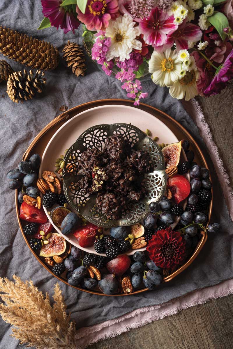 Pumpkin Spiced Chocolate Clusters