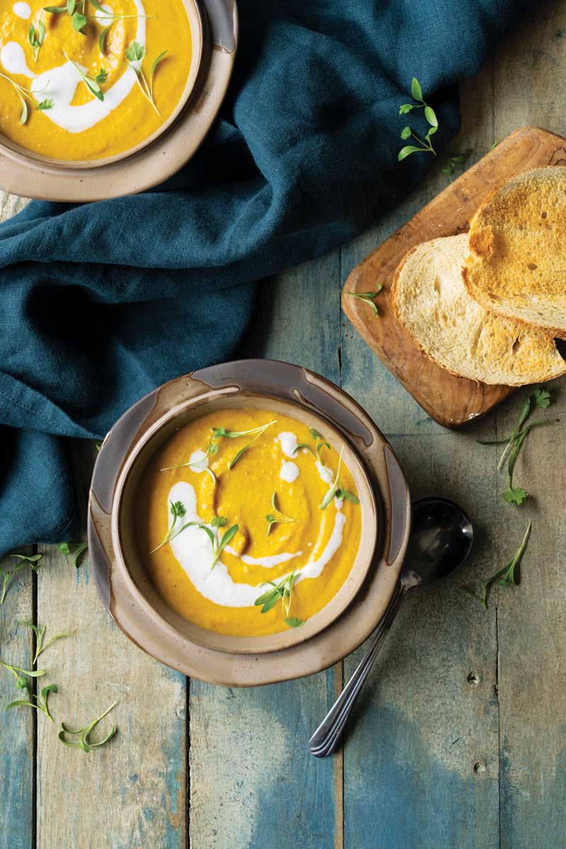 Spiced Carrot and Red Lentil Soup