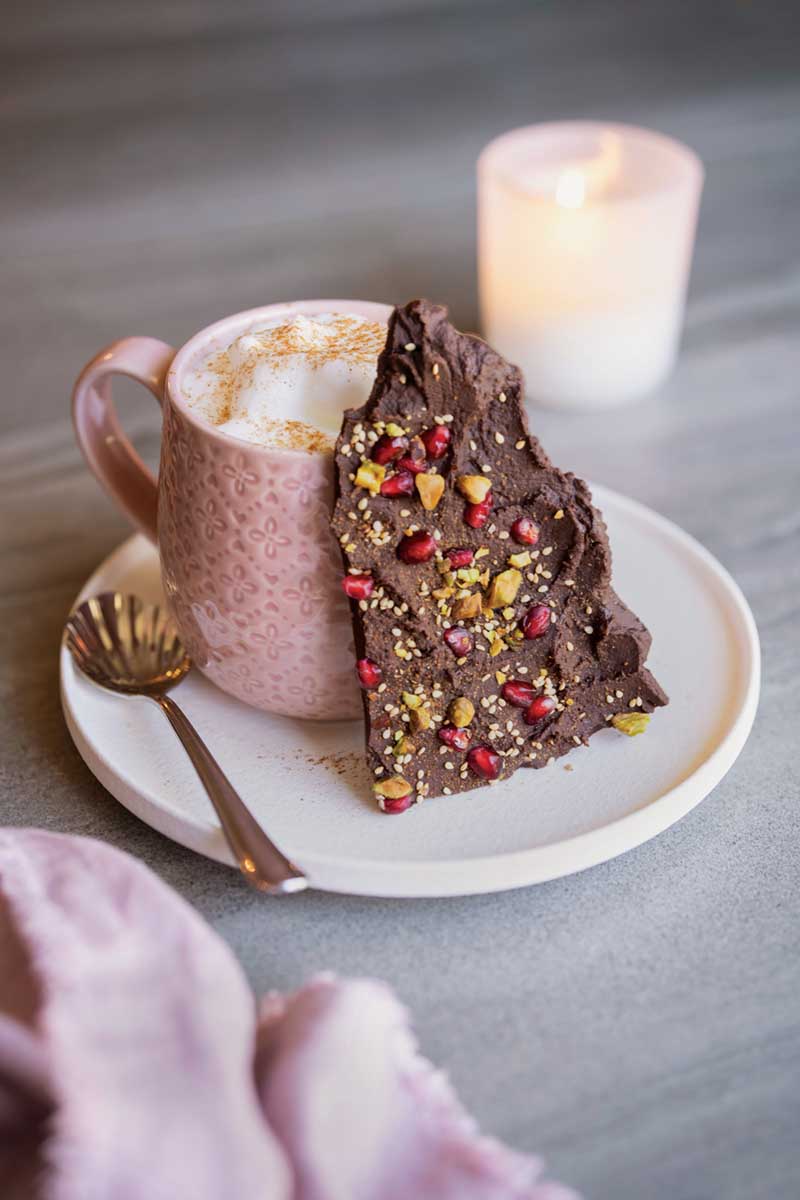 Sesame Miso Chocolate Bark