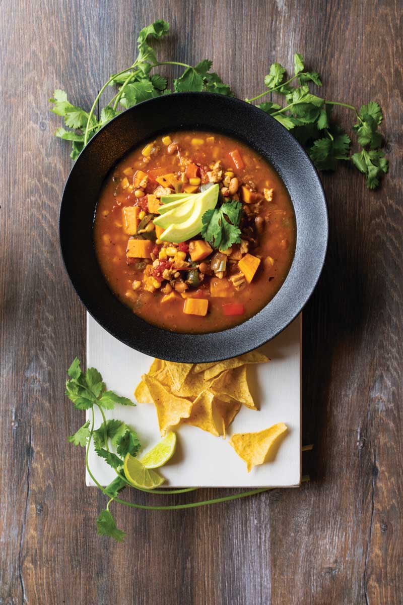 Tempeh Tortilla Soup