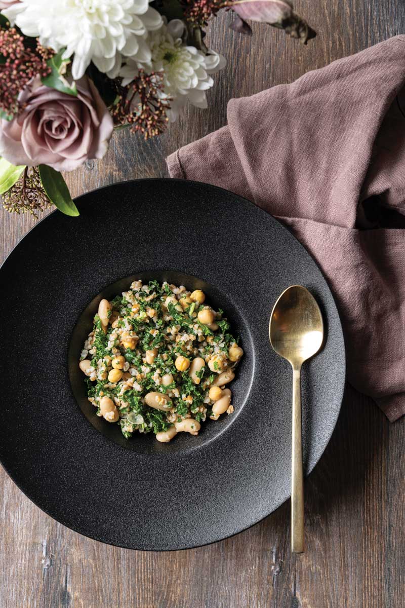 Two Bean Freekeh Tabbouleh