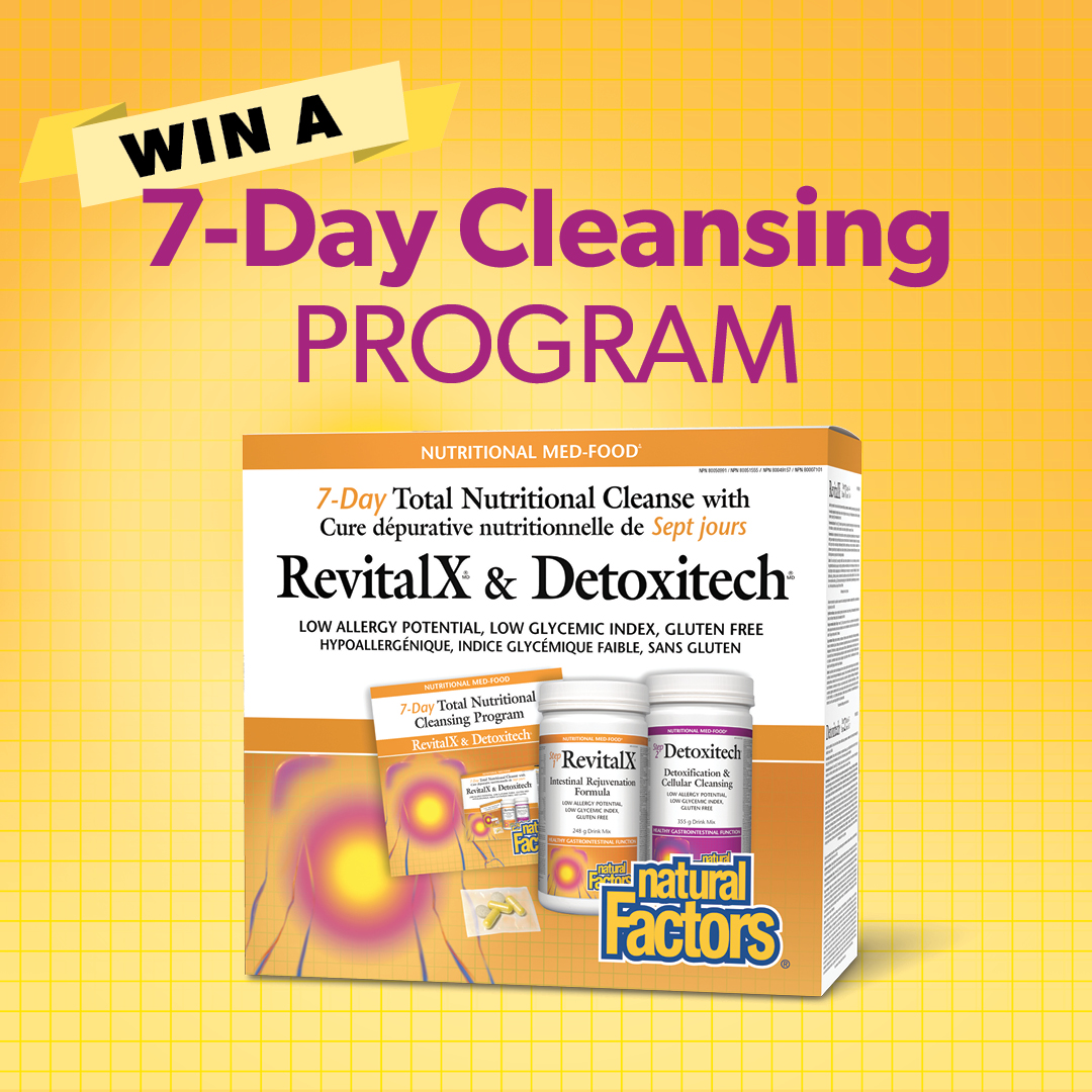 Win a 7-Day Total Nutritional Cleanse Program from Natural Factors!