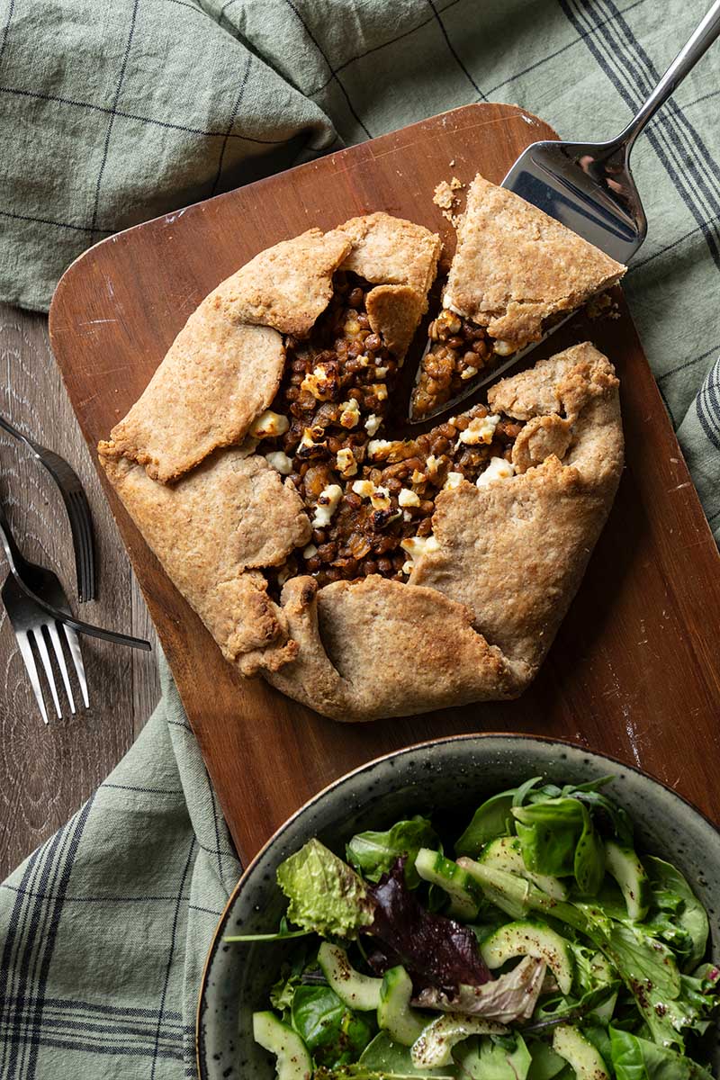 Smoky Lentil and Herb Galette