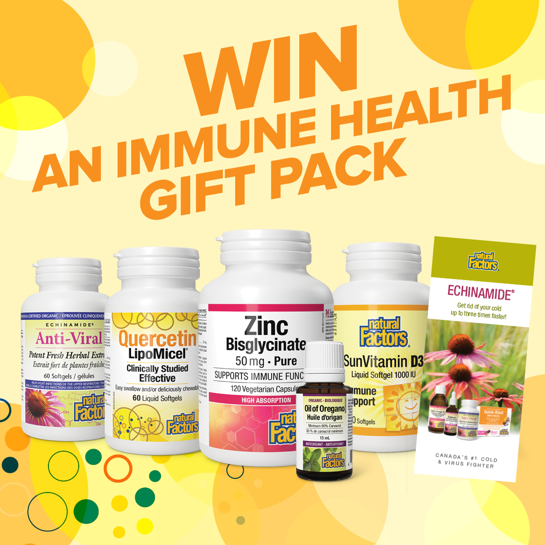 Win Immune-Supporting Bestsellers from Natural Factors!