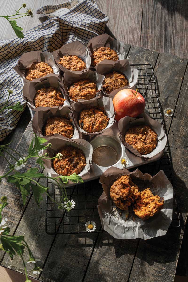 Buffalo yogurt morning glory muffins