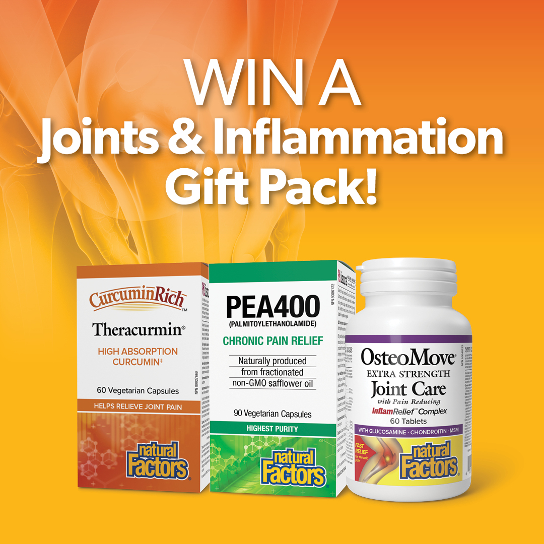 Win a Joint Care Prize Pack from Natural Factors!