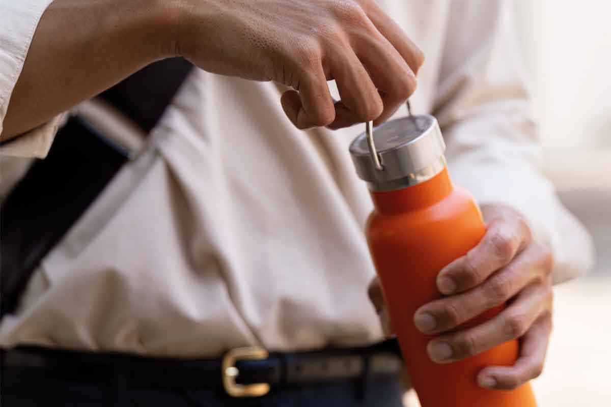 Stay hydrated while travelling