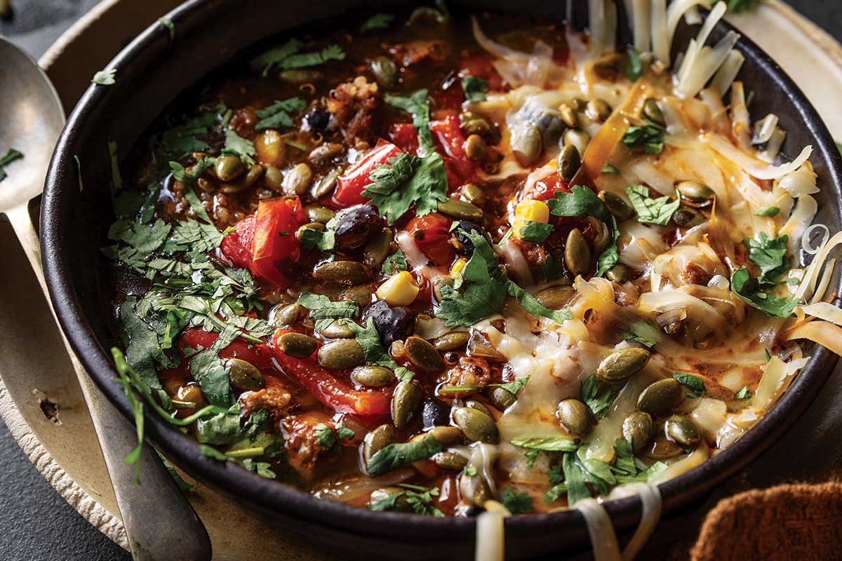 Winter fire and smoke