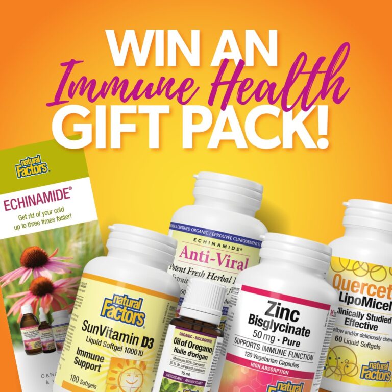 Win Immune-Supporting Bestsellers from Natural Factors!